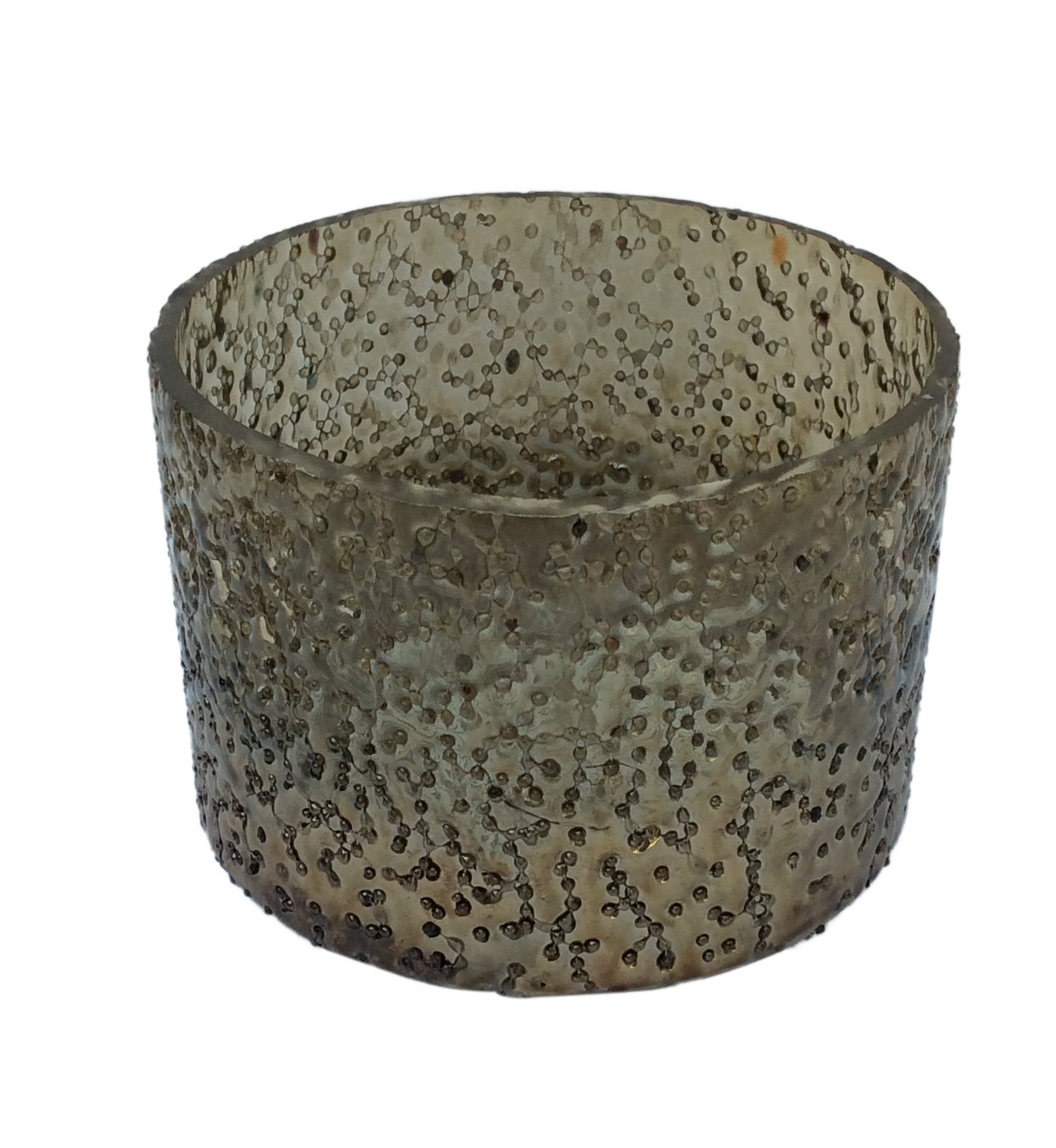 Dami Glass Table Vase, 3.5" H x 4" W x 4" D