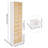 9-Tier Foldable Shoe Rack Plastic Collapsible Shoes Storage Box