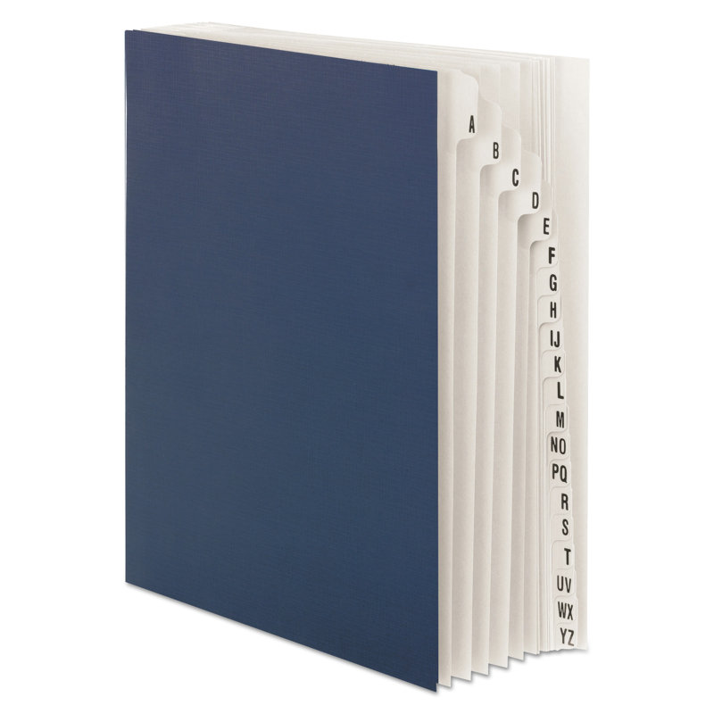 Smead® Deluxe Expandable Indexed Desk File Laminate File Folder Sorters