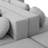 Boucle Fabric Modular Sectional Sofa-423854902