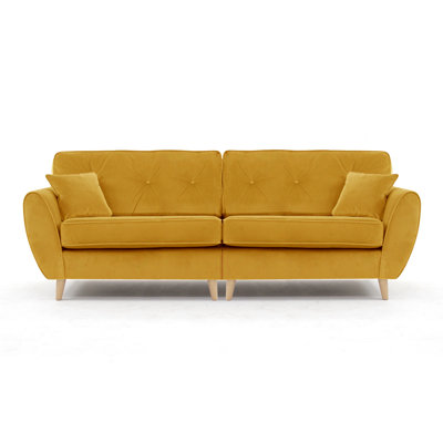 Rafe 4 Seater Velvet Sofa