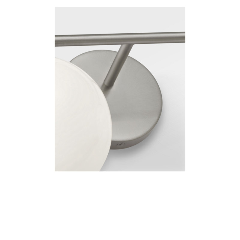 Coiffeuse Nube, 2, Nickel brossé, Non