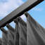 13 pi. L 10 pi. Pergola en métal avec auvent-86559021
