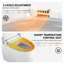 Toilette bidet intelligente sans réservoir ADA, ouverture / fermeture automatique, chasse automatique, chasse occultante, siège chauffant, lavage à chaud, sécheuse, affichage numérique à DEL 