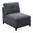 Chenille Fabric Modular Sectional 6Pc Set Living Room Furniture Corner Sectional Couch 3X Corner Wedge 2X Armless Chairs And 1X Ottoman Tufted Back-1713906178