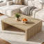 Table basse rectangulaire de 47 pouces pour le salon, table de centre en bois de ferme avec plateau spacieux-760710608