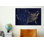 Astronomie et espace «The Earth at Night», impression sur toile