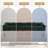 5 - Piece Upholstered Green Faux Rabbit Fur Flannel Reversible Modular Sofa Living Room Sectional Couch-288455746-288455749-288455751
