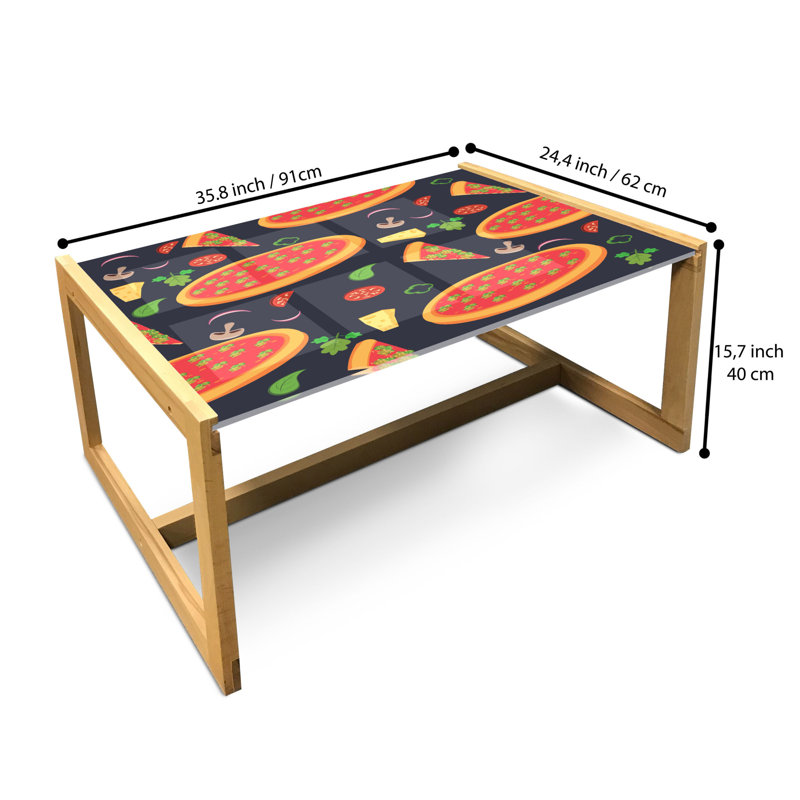 Jamiece Sled Coffee Table, 90cm H x 62cm W x 40cm D