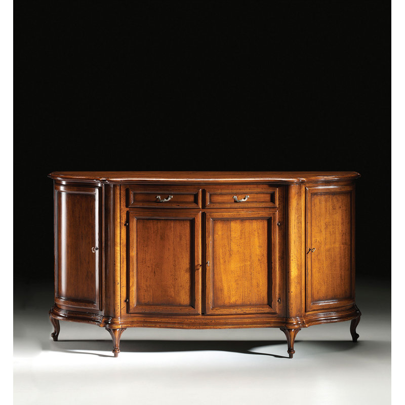 Buffet noyer 2 tiroirs 74" buffet, Brun