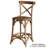 Porch View Cross Back Bar Stool-849401396