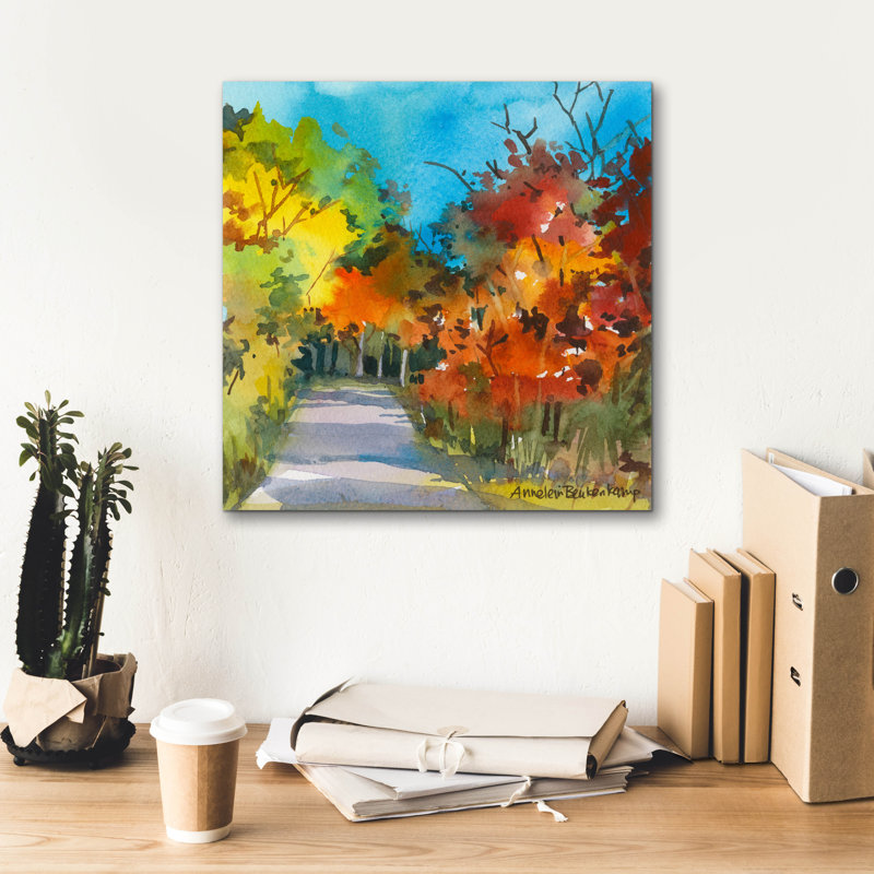Art mural sur toile Winston Porter «Foliage» par Annelein Beukenkamp, H 18 po x l 18 po x P 0,75 po