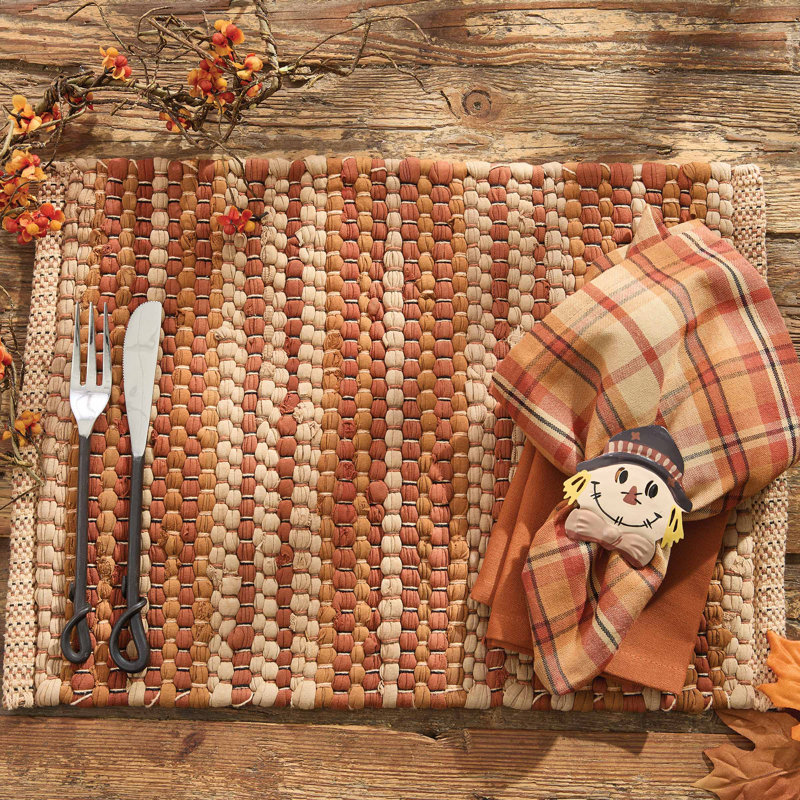 Hayfield Chindi Table Runner 13", 54" L x 13" W, Brown