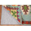 Tapis oriental géométrique Kilim 7 x 9