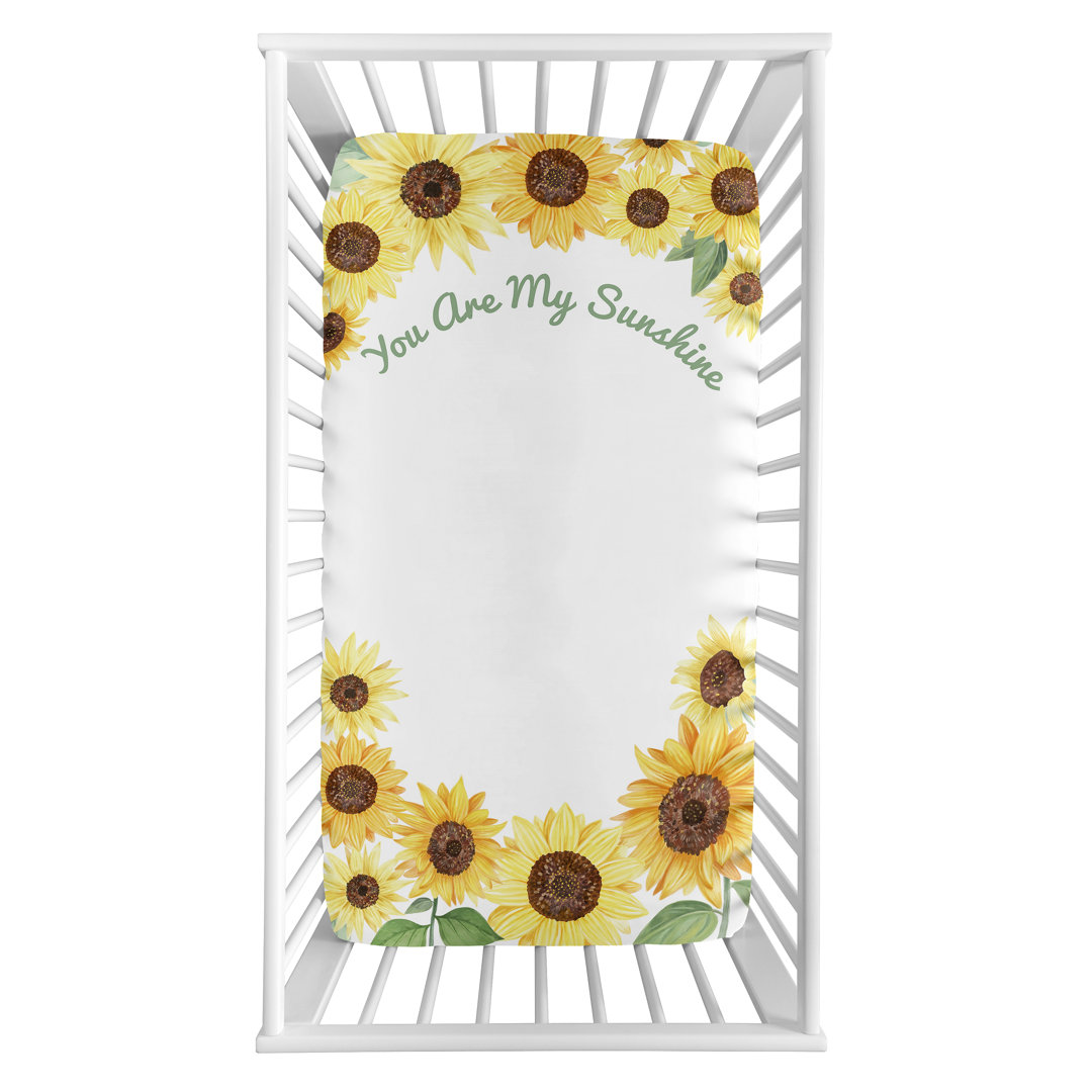 Sunflower Collection Photo Op Fitted Crib Sheet Sweet Jojo Designs