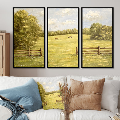 Kentucky Bluegrass Country Charm I  Kentucky Wall D&eacute;cor Set