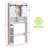 Over The Toilet Storage Cabinet-1402301694