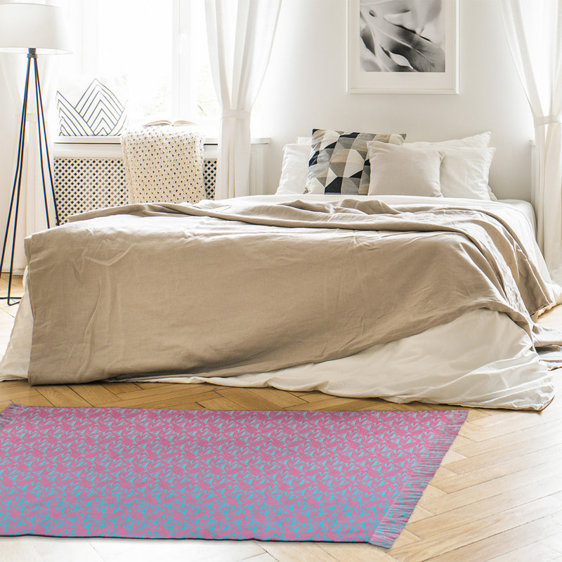 Tapis gris/rose zone art déco classic Mcguigan, Non