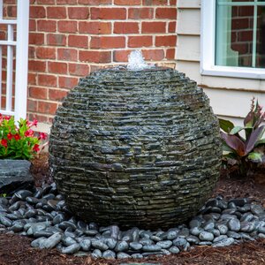 Sherbrooke Fiber Resin Composite Stacked Fountain