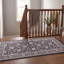 Tapis Remington traditionnel à motif floral intégral gris ivoire beige, lavable en machine, antidérapant, à poils courts, pour intérieur et extérieur, adapté aux animaux domestiques, idéal pour le salon, la chambre, la salle à manger, l'entrée, le corridor ou le bureau.-642547337