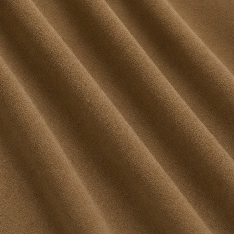 Shiny Solid Velvet | Gian Fabric, Mocha