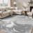 Galaxy Series Abrstract Black/Gray/Ivory/Beige Area Rug-1967865496-1966832450