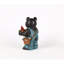 Bain d’oiseaux avec statue cardinal ours