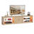 Kruszewski 80" W LED Manufactured Wood TV Stand-128757590