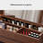 All Solid Wood Simple Clamshell Mirror Dressing Table