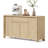 Quandro 63" Sideboard Modern Natural Wood Coffee Bar With 4 Doors And Adjustable Shelves For Kitchen