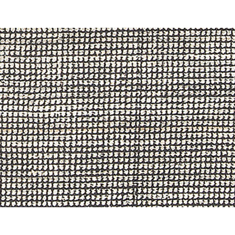 Hand Knotted Striped Area Rug in Brown/Black, Rectangle 8' x 10'