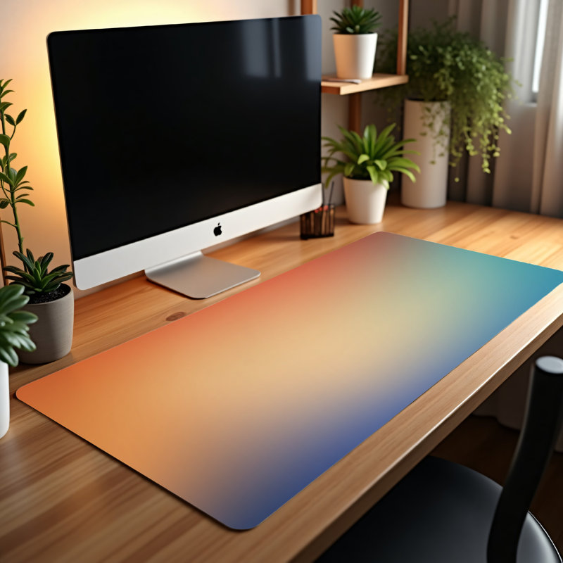 Polyester Desk Pad, 31.5x15.5