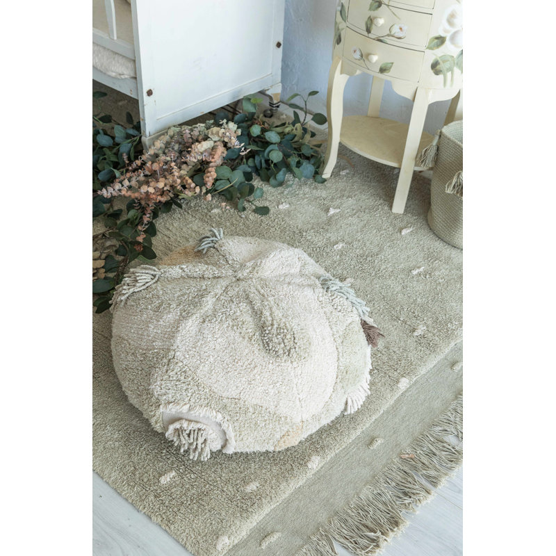 Cotton Woods Round Pouf