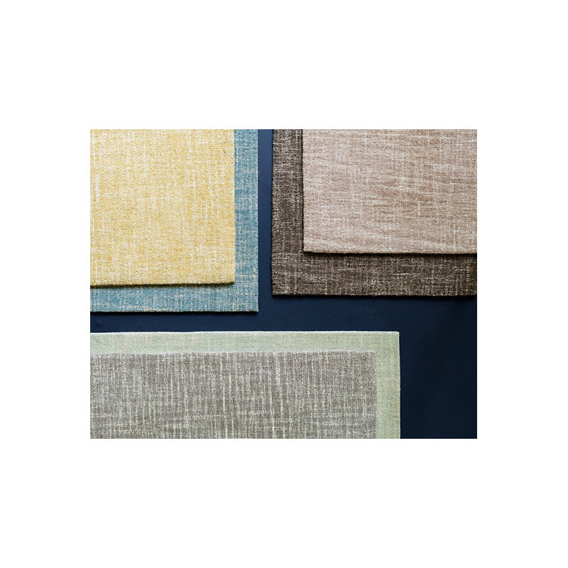 Crosshatch Dove Grey Hand Micro Hooked Wool Rug, Rectangle 3' x 5'