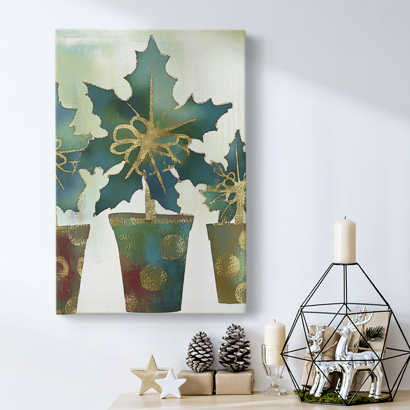 Art des Fêtes de Noël - Toile tendue avec châssis Dccxxxxii, H 18 po x l 12 po