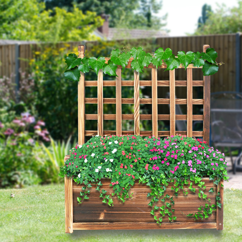Jardinière surélevée avec treillis Alitta