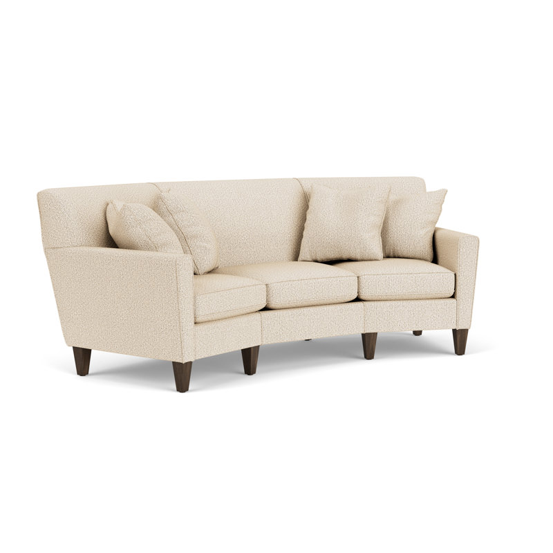 Upholstered 96'' Sofa, Moondust Polypropylene/Olefin