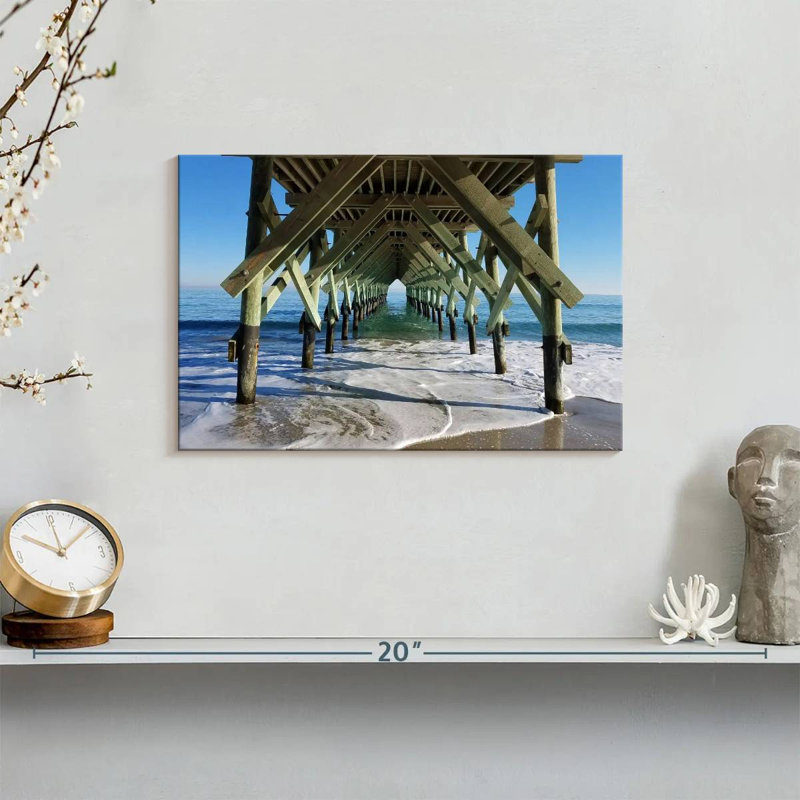Aletra Under Wrightsville Beach Pier, 8" H x 12" W