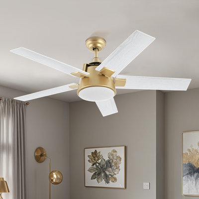 Ventilateur de plafond avec lumières DEL Rahaf
