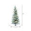 Utica 7.5' H Lighted Artificial Fir Christmas Tree