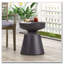 Table d'appoint d'extérieur en béton léger