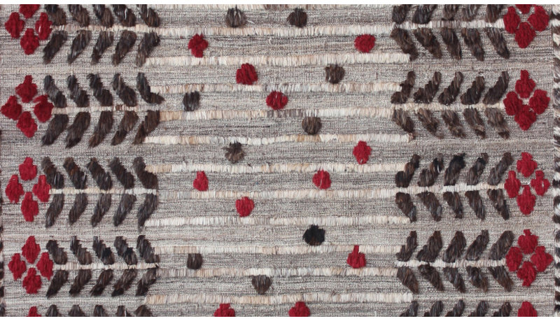 Geometric Hand Knotted Area Rug, Rectangle 178 x 246cm
