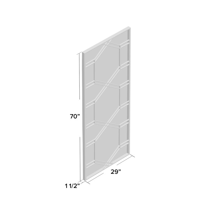 Robyn Rectangle Wall Mirror, Shiny Gold