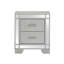 Elegant Silver Champagne Accent Table