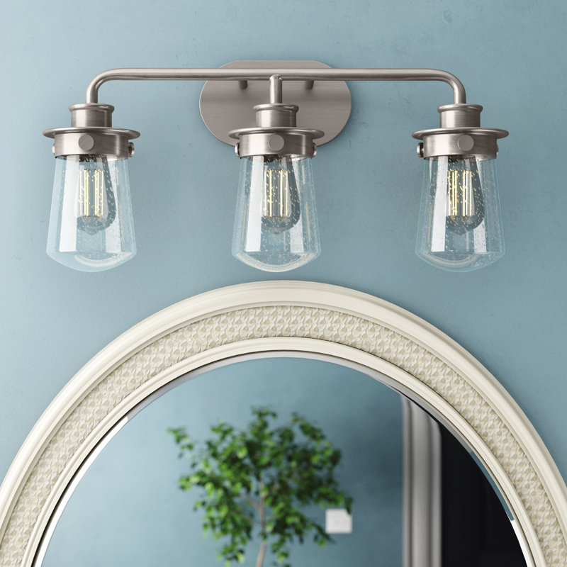 DeRon Dimmable Vanity Light, Brushed Nickel