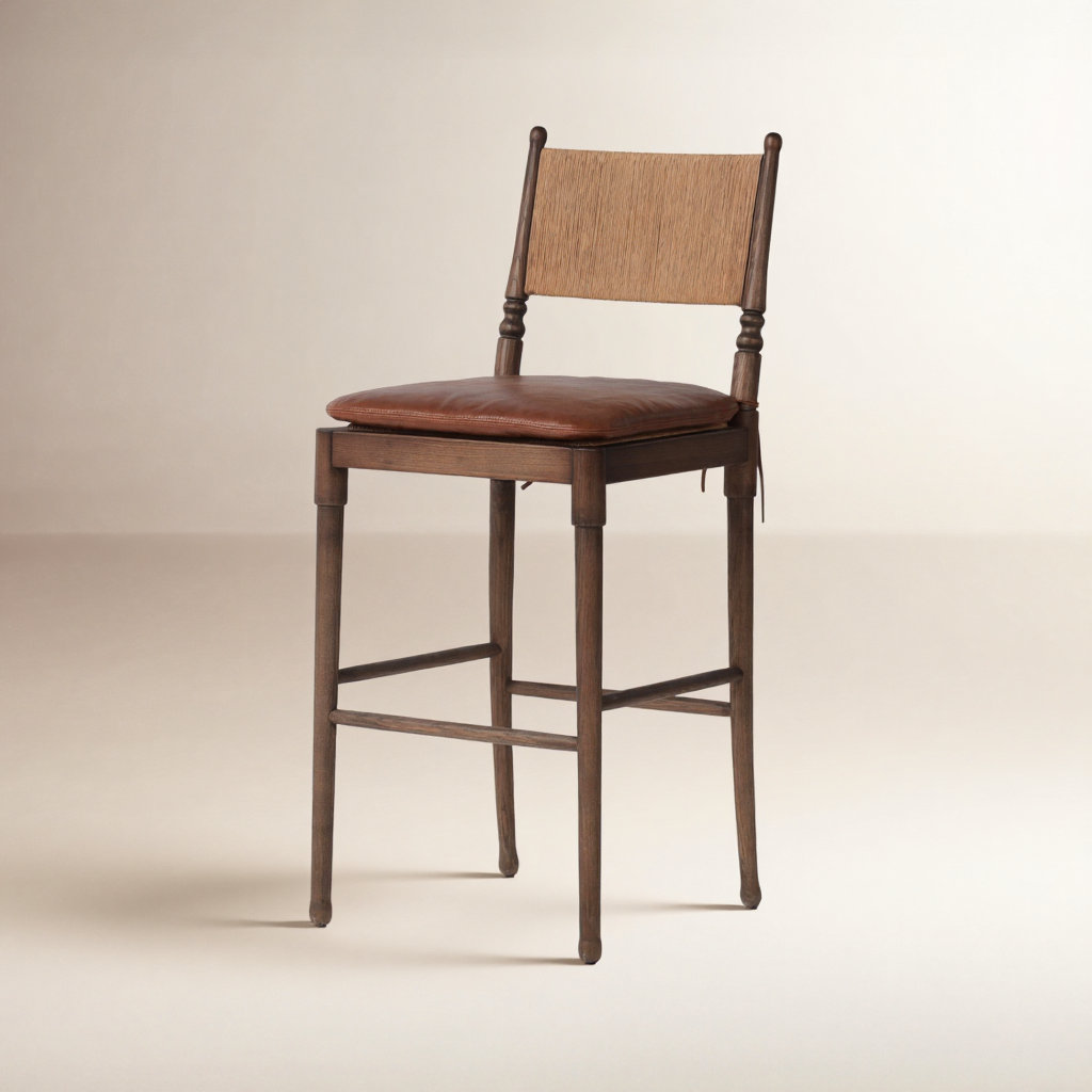 Fayth Bar and Counter Stool, Bar Stool (29.5” Seat Height)”, Brown