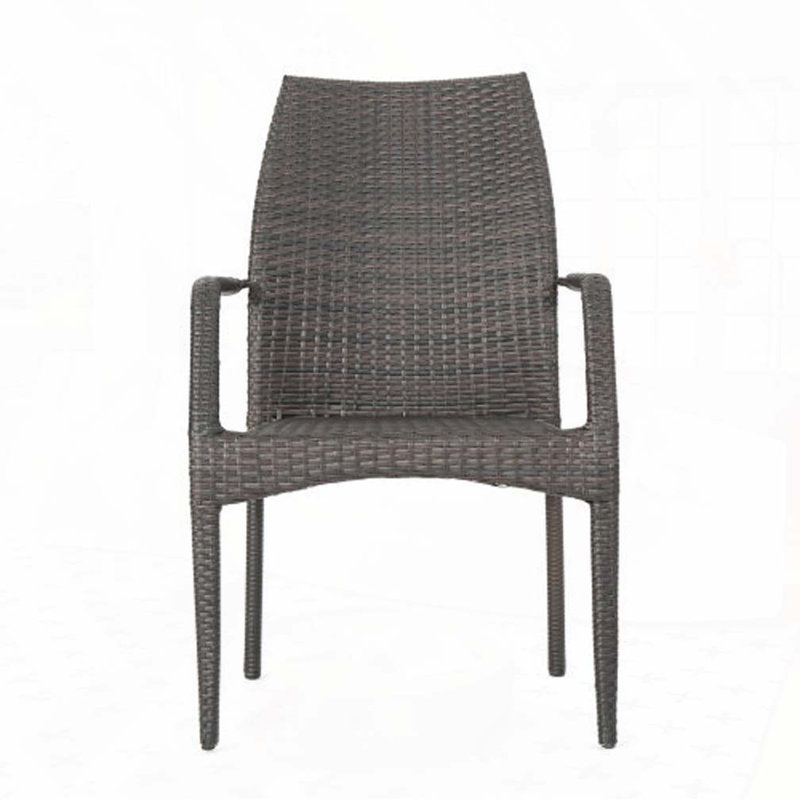 Fauteuils club d'extérieur en osier