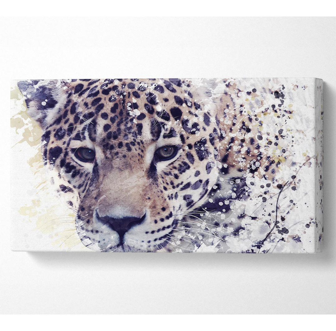 Catena Leopard Splash - Wrapped Canvas Kunstdrucke