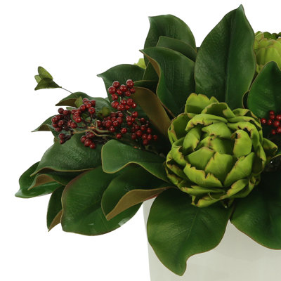 Magnolia Holiday Floral Arrangement