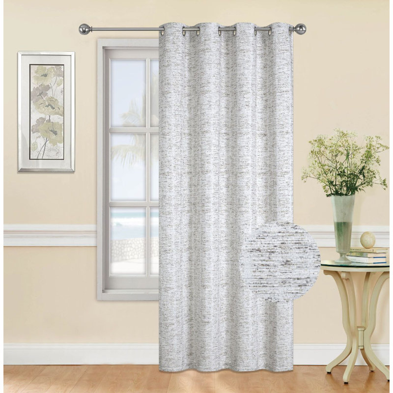 (54x63") Heavy Jacquard Ring Panel-Multi Brown, 54x63"